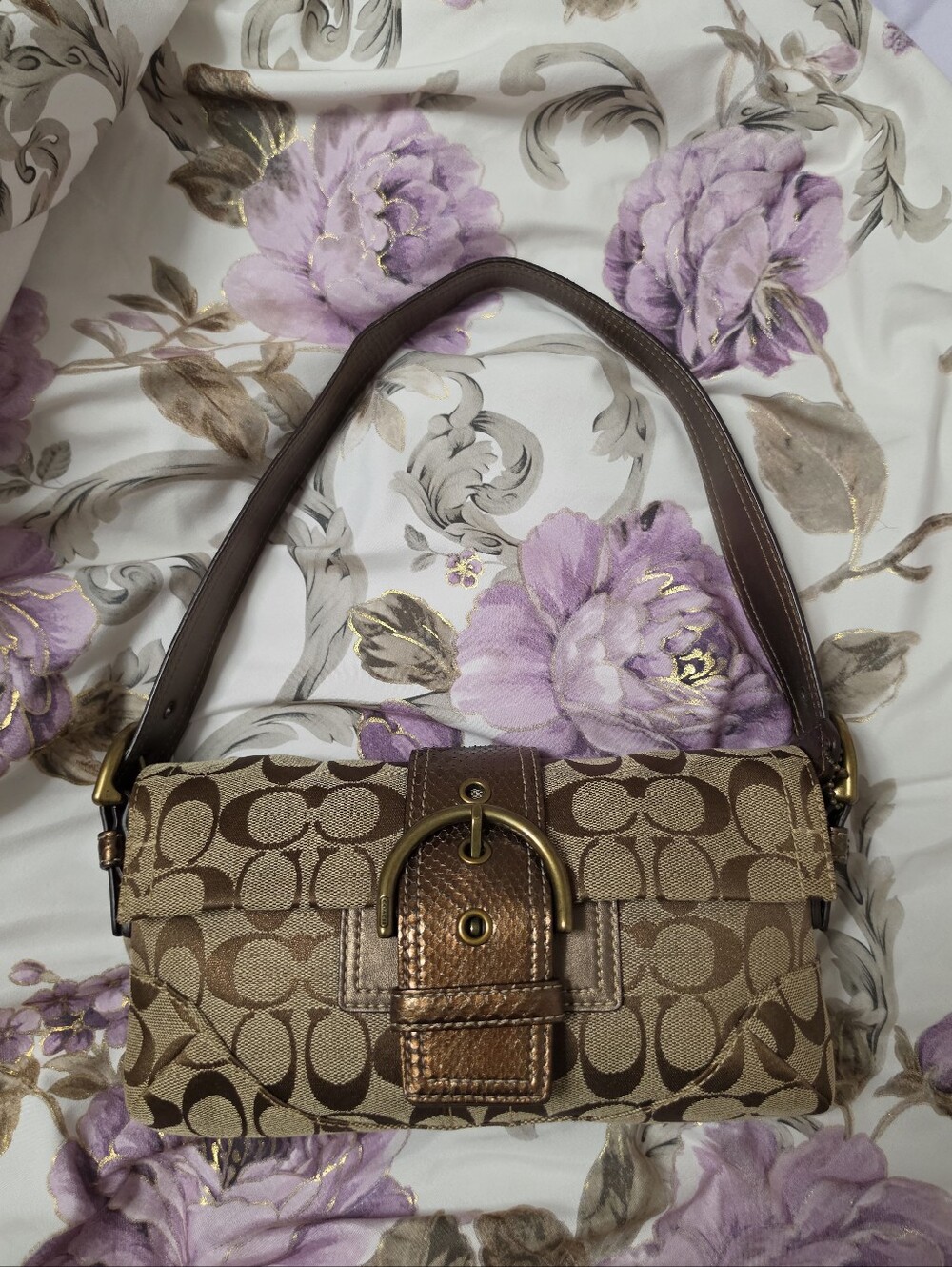 🤎 Vintage Y2K Coach Soho Signature Shoulder Bag